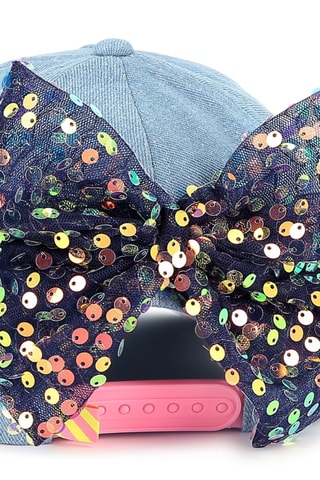 Cappellino in jeans - Blu