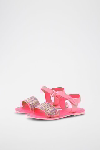 Sandali in pelle - Rosa