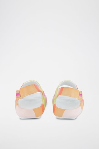 Sandali - Arancione e verde chiaro