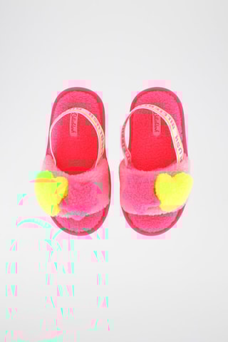 Pantofole - Rosa cipria e giallo