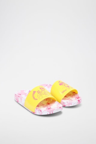 Ciabatte slider Minni e Paperina Disney - Giallo - Billieblush