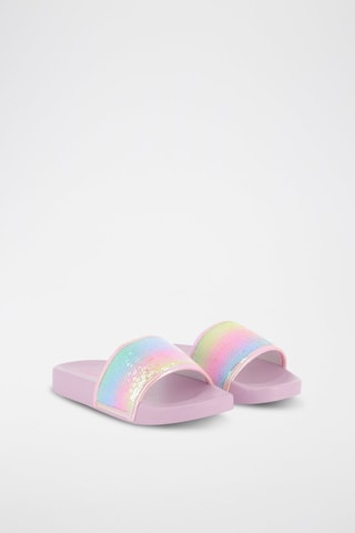 Ciabatte - Malva e celeste