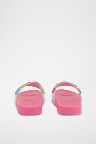 Ciabatte - Grigio e rosa