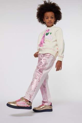 Sneakers in vernice - Dorato - Billieblush