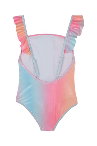 Costume intero dip and dye - Fucsia e malva