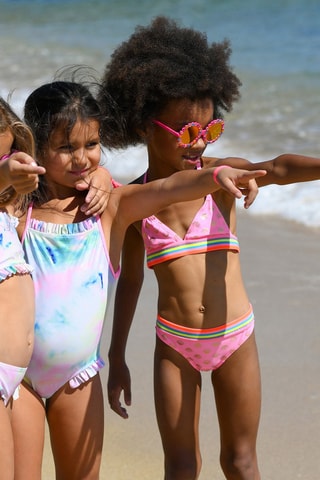 Costume intero - Rosa e blu - Billieblush