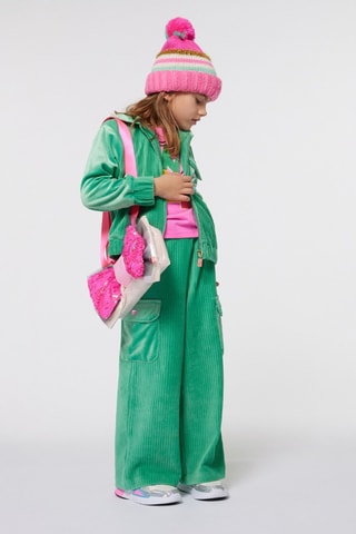 Pantaloni in velluto - Verde - Billieblush