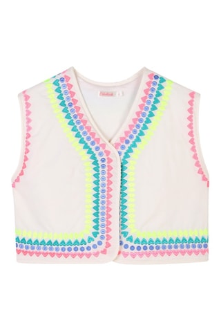 Giacca senza maniche - Bianco