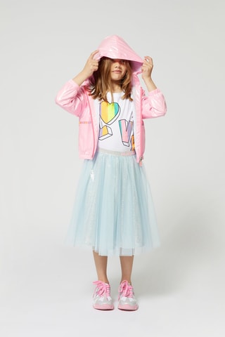 Giacca a vento con cappuccio - Rosa