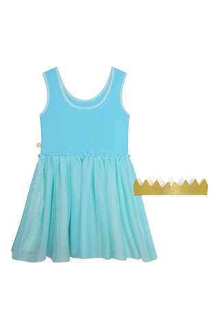 Abito e corona - Blu e dorato - Billieblush