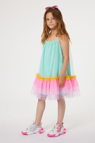 Abito con volant - Verde - Billieblush