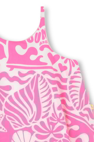 Abito con volant - Corallo