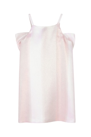 Abito satinato - Rosa cipria