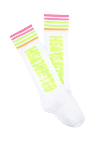 2 paia di calze - Rosa e bianco