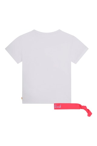 T-shirt e bracciale - Bianco e rosa - Billieblush