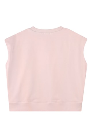 Felpa senza maniche - Rosa cipria