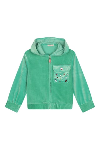 Felpa in velluto - Verde chiaro - Billieblush