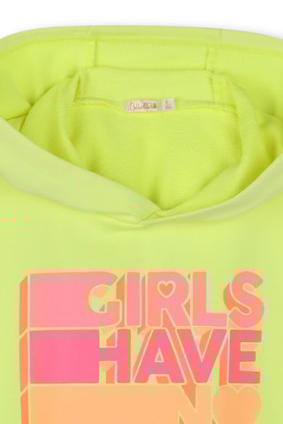 Felpa con cappuccio - Giallo