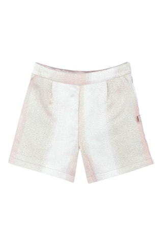 Shorts - Bianco e rosa antico