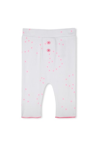 Blusa e leggings in cotone bio - Bianco