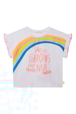 T-shirt e shorts - Rosa e bianco - Billieblush