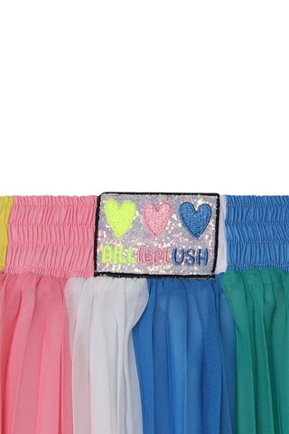 Gonna plissé - Rosa e blu - Billieblush