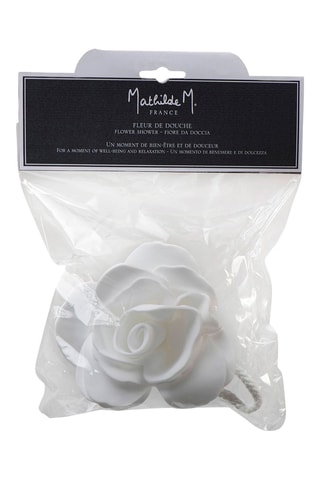 Fleur de douche - Blanc