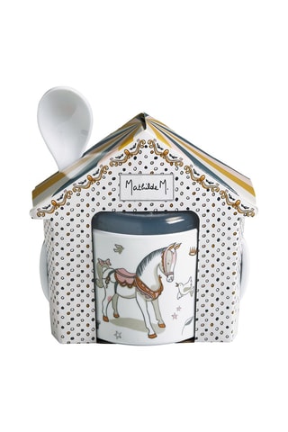 Gobelet à bec et cuillère Petit Carrousel - 18 cl