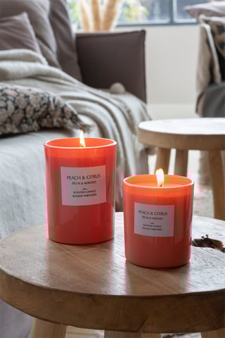 Bougie parfumée - Pêche & Agrumes
