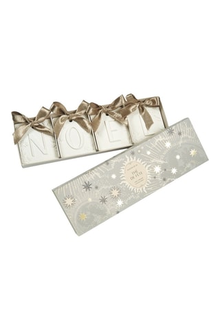 Coffret parfumé Lettres de Noël Thé de Fête - 25 x 7,5 x 1,1 cm