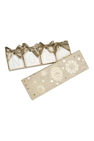Coffret parfumé Lettres de Noël Nuit d'ambre - 25 x 7,5 x 1,1 cm