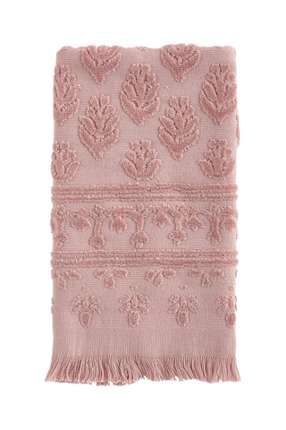 Serviette invité Petite Indienne - Vieux rose - 24 x 1 x 16 cm