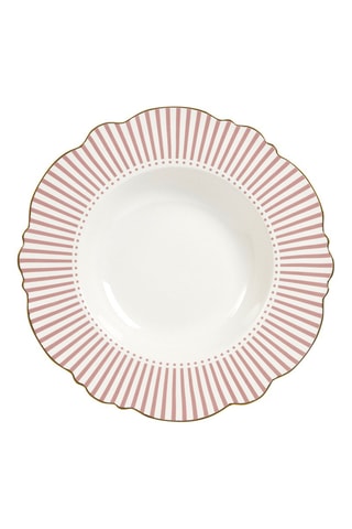 Assiette creuse en porcelaine Madame Récamier - 23 cm