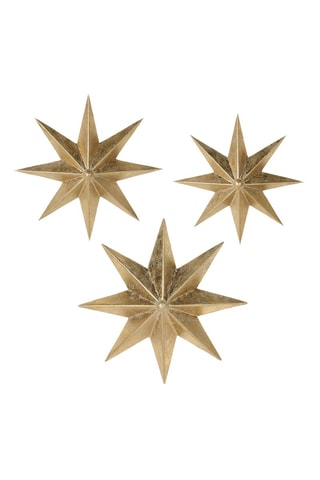 3 décorations murales - Doré - 46 x 23 x 43 cm