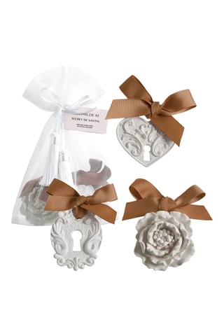 3 x Pochon de 3 décors parfumés - Secret de Santal