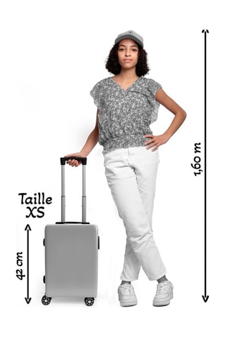 Handbagagetrolley Low Cost Enterprise Roségoudkleurig