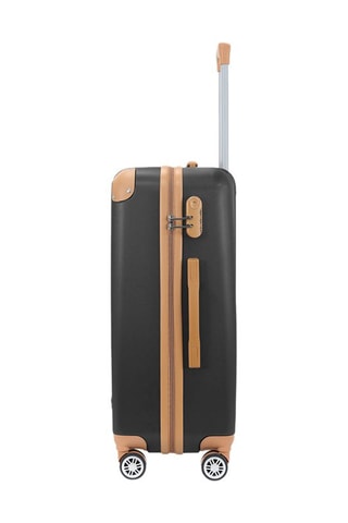 Handbagagetrolley Trocadero (S) - 55 cm  - Zwart, beige, bruin en zilverkleurig