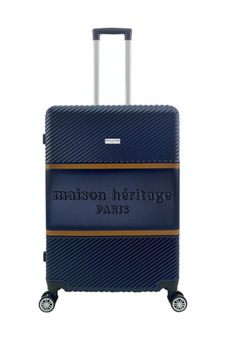 Handbagagetrolley Opéra Marineblauw en Camel