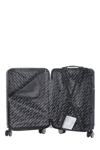 Handbagagetrolley Opéra Marineblauw en Camel