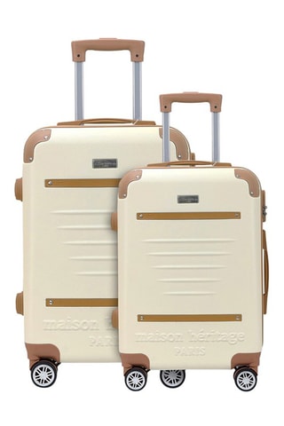 Weekendtrolley en Grote Trolley (M/L) Trocadero - Crèmekleurig