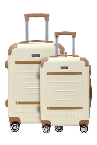 Handbagagetrolley en Grote Trolley (S/L) Trocadero - Crèmekleurig