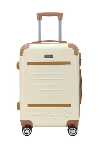 Handbagagetrolley en Weekendtrolley (S/M) Trocadero - 55/65 cm  - Wit