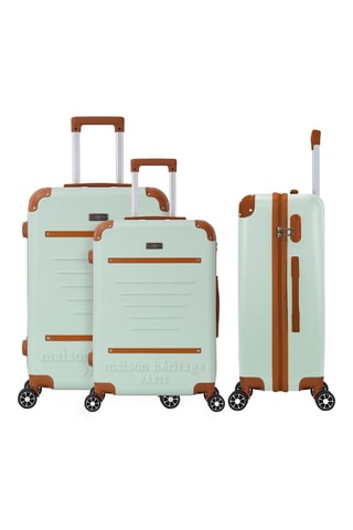 Set van 3 Trolleys Trocadero (S/M/L) - Amandelgroen - 55 / 65 / 75 cm