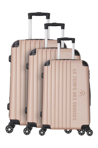 Set van 3 Trolleys (S/M/L) Bari - Beige - 55/65/75 cm