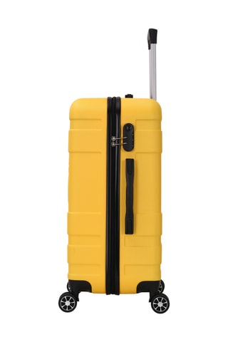 Weekendtrolley (M) Lyra - Geel - 65 cm