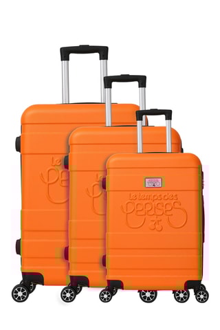 Set van 3 Trolleys (S/M/L) Lyra - Oranje - 55/65/75 cm