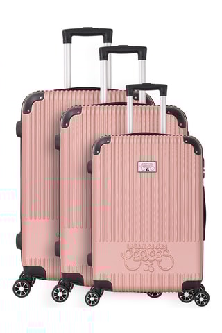 Set van 3 Trolleys (S/M/L) Orika - Roze - 55/65/75 cm