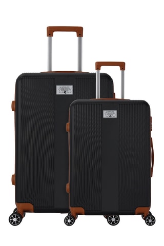 Handbagagetrolley en Weekendtrolley (S/M) Palama - Zwart - 55/65 cm