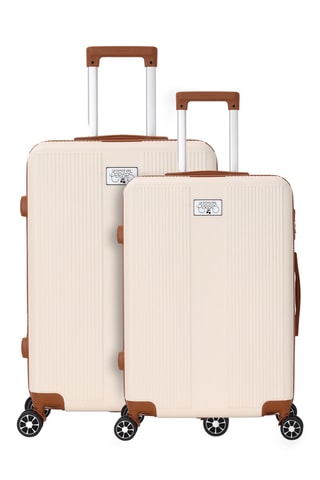 Weekendtrolley en Grote Trolley Palama (S/L) - Crèmekleurig - 55/75 cm