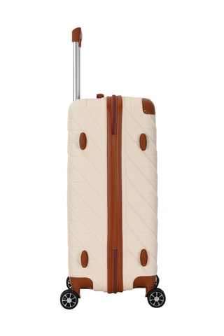 Handbagagetrolley en Weekendtrolley (S/M) Prado - Crèmekleurig - 55/65 cm